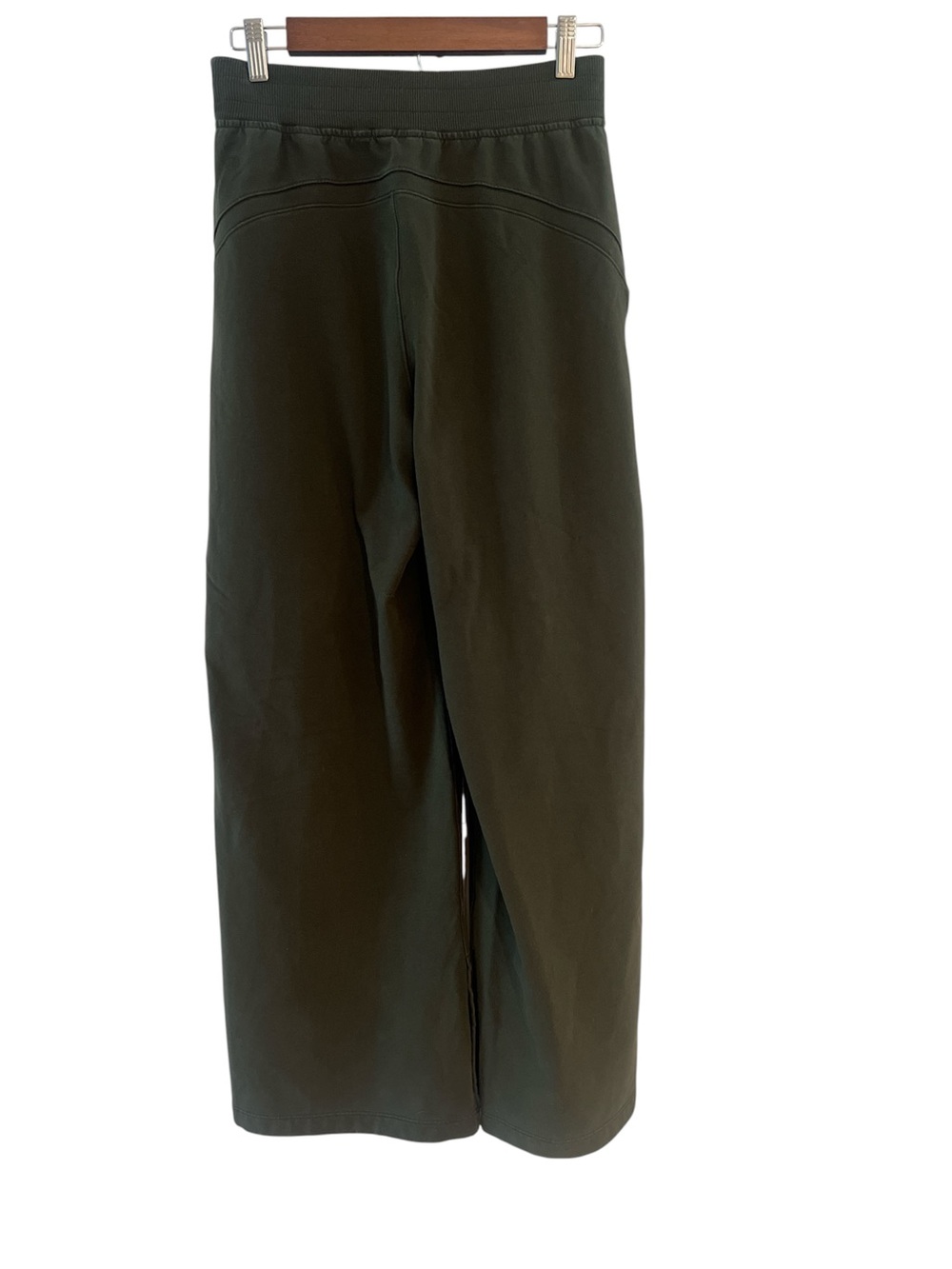 Lululemon Athletica La Wide Leg Side Split High-rise Pant In Green EUC - Picture 2 of 5